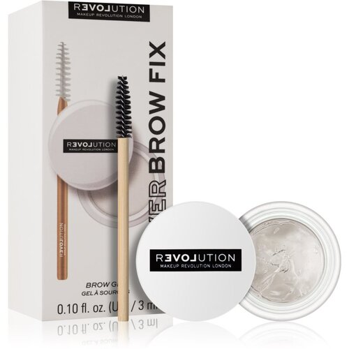 Revolution Relove power brow fix fiksacijski gel za obrvi 3 ml za ženske Slike