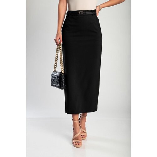 Fenzy Elegantno Midi Krilo, Črno Slike