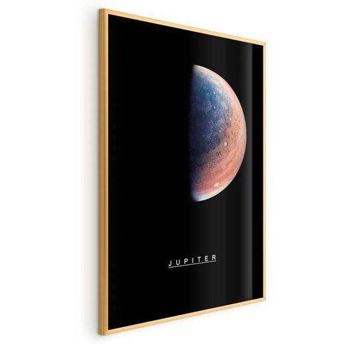  Plakat - Jupiter 29.7x42 Zlatni okvir Cene