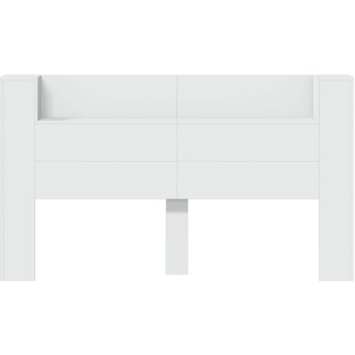  Uzglavlje Bijelo 180 x 16,5 x 103,5 cm Konstruirano drvo Slike