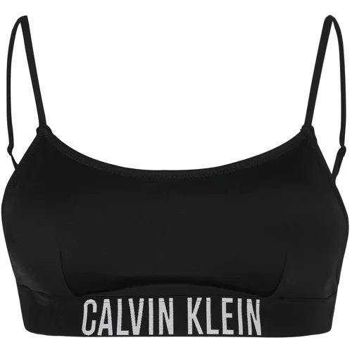 Calvin Klein Swimwear Bikini zgornji del 'Intense power' črna / bela