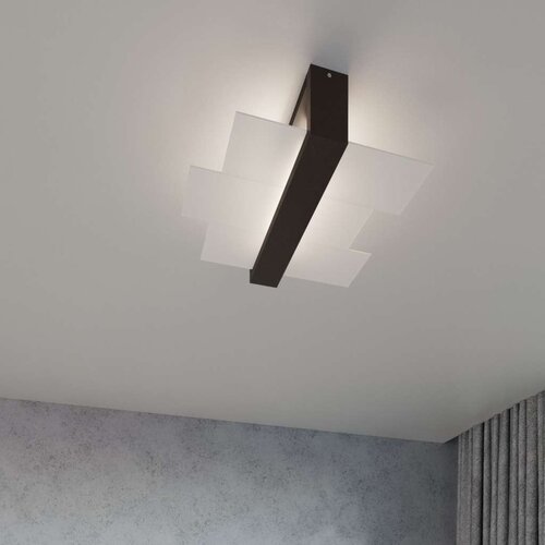  Sollux SL.0074 - Plafonsko svetlo FENIKS 2 2xE27/60W/230V wenge Slike