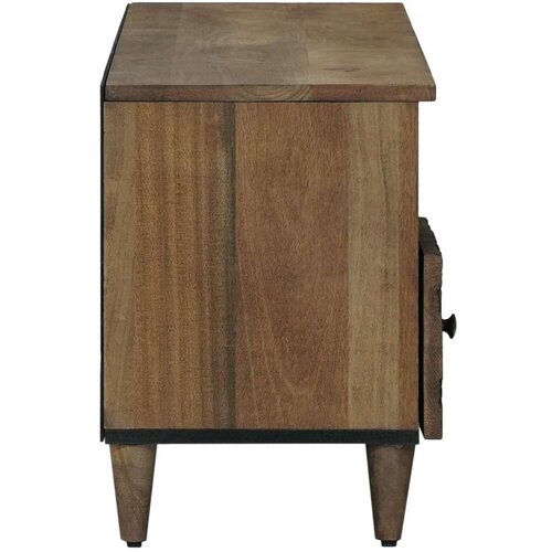  ormar s ladicama Smeđa 100 x 33 5 x 46 cm Čvrsto drvo manga Slike
