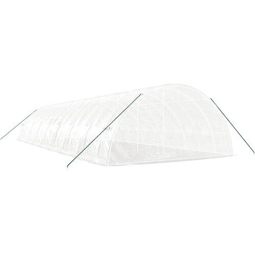  Plastenik s čeličnim okvirom bijeli 96 m&amp;sup2; 16 x 6 x 2,85 m Slike