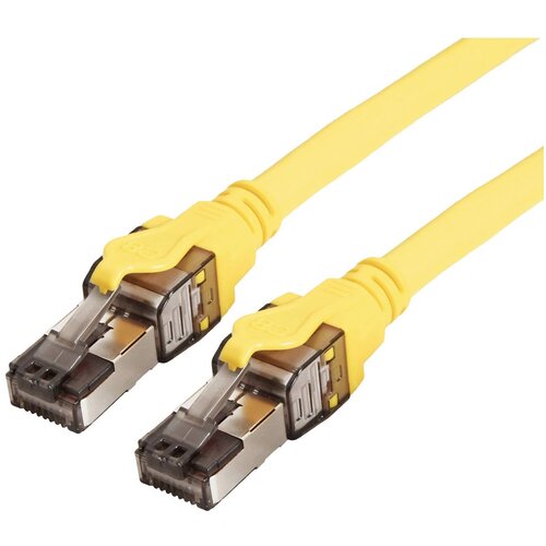 Roline 21.15.1862 RJ45 omrežni kabel\, patch kabel cat 8.1 s/ftp 2.00 m rumena 1 kos, (20421028) Cene