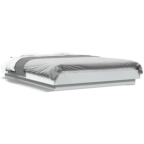 VidaXL Okvir za krevet bijeli 120x190 cm konstruirano drvo Slike