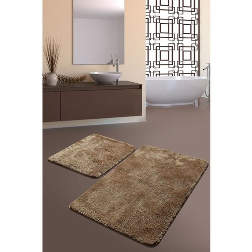 COLORS of - mink mink acrylic bathmat set (2 pieces) Slike