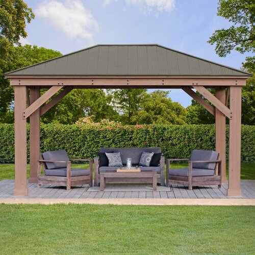 WESTMANN - Drveni paviljon - Gazebo - Devon 371x490x315 cm - BRANDED IN GERMANY Cijene