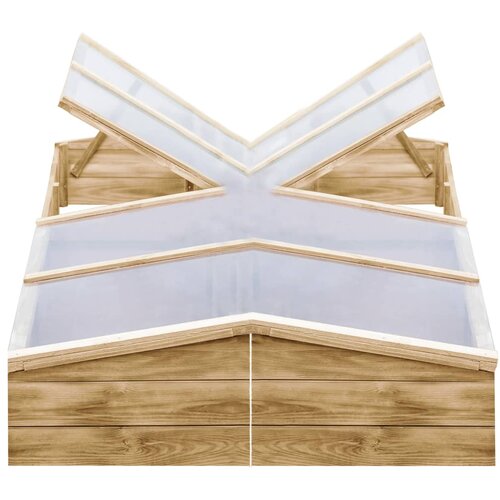 vidaXL Staklenici 2 kom od impregnirane borovine 200 x 50 x 35 cm Cene