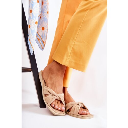Kesi Women's Fashionable Suede Slippers Beige Lorrie Cijene