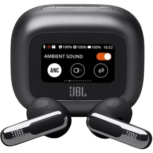 JBL live flex 3 brezžične slušalke z mikrofonom, črne Cene