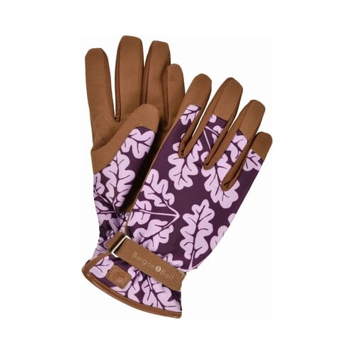 Burgon & Ball vrtnarske rokavice "oak leaf" - sliva - m/l Cene