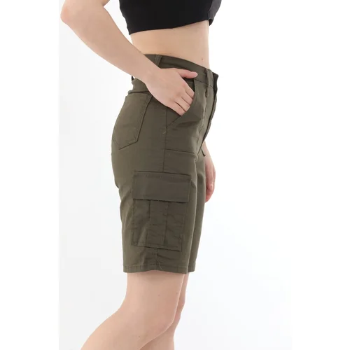 BİKELİFE Shorts - Khaki - High Waist