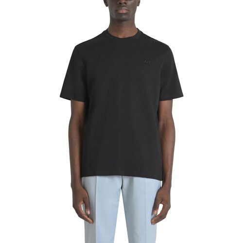 Antony Morato Polo majice dolgi rokavi T-SHIRT RELAXED FIT MMKS02469-FA100253 Črna Slike