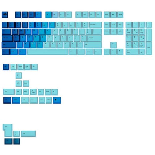 Glorious Keycaps GPBT Gradient - Ocean Cene