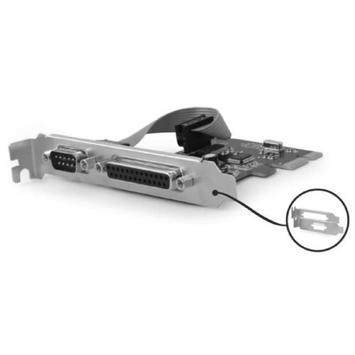 Gembird PEX-COMLPT-01 COM serial port+LPT port PCI-Express add-on card, +extra low-profile bracket kontroler Cene
