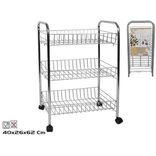  ETAŽER METALNI 40*26*62CM Slike