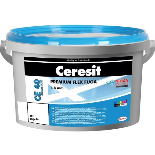 Ceresit Fugirna masa CE 40 (vodoodbojna fugirna masa, bela, 2 kg) Cene