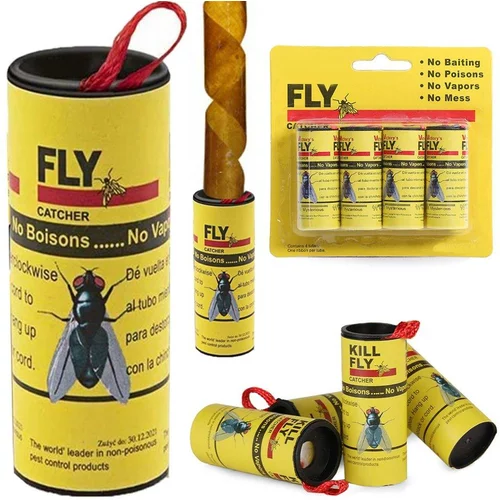  4x lepilo za muhe past za insekte 60cm muholovec Flypaper
