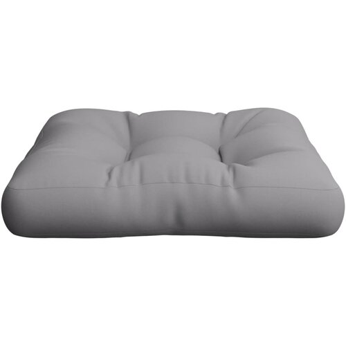  Jastuk za palete sivi 58 x 58 x 10 cm od tkanine Slike