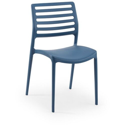 Hanah home Louise - Sax Blue Sax Blue Chair Set (4 Pieces) Cene