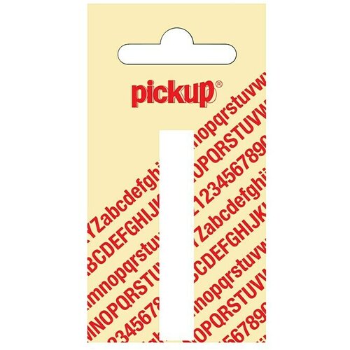 Pickup Naljepnica (Motiv: I, Bijele boje, Visina: 60 mm) Slike