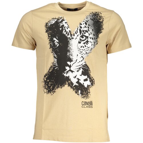 Cavalli Class MEN&#39;S SHORT SLEEVED T-SHIRT BEIGE Cene