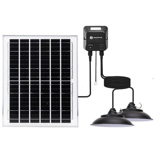 Aigostar LED solarni luster 2xLED/70W/12V 12000 mAh 6500K preč. 23,5 cm Cene