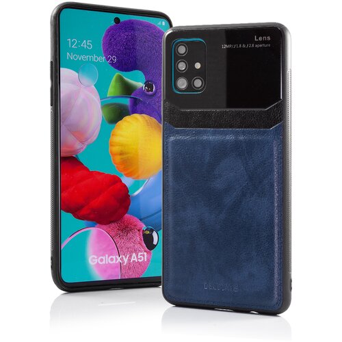 Samsung SLIM LEATHER Za&scaron;čitni ovitek A72 temno modra Cene