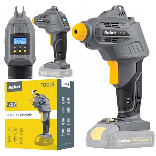 Rebel_tools REBEL-TOOLS 7bar LED akumulatorski prenosni kompresor z LCD do 15L/min RB-1060.1 Cene