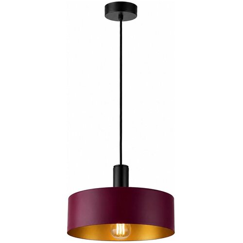  Luster na sajli HAKI 1xE27/60W/230V bordo/crna Cene