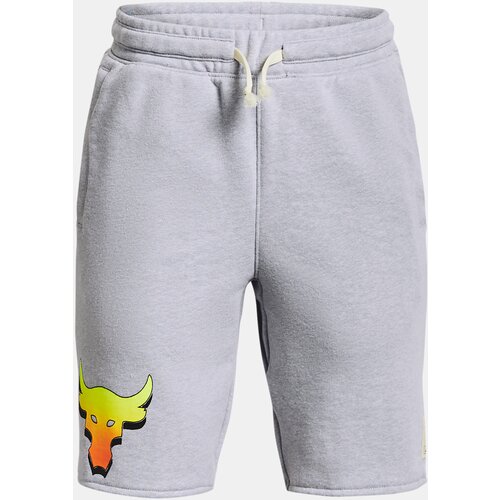 Under Armour Shorts UA Project Rock Terry Shorts-GRY - Boys Slike