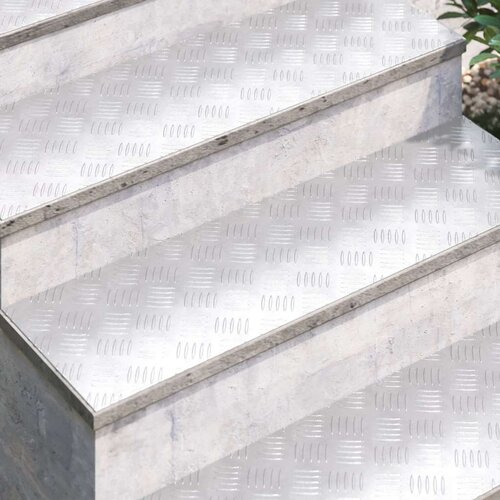 VidaXL Srebrna Aluminij 100 x 30 x 0.2 cm Ne-klizajući Slike