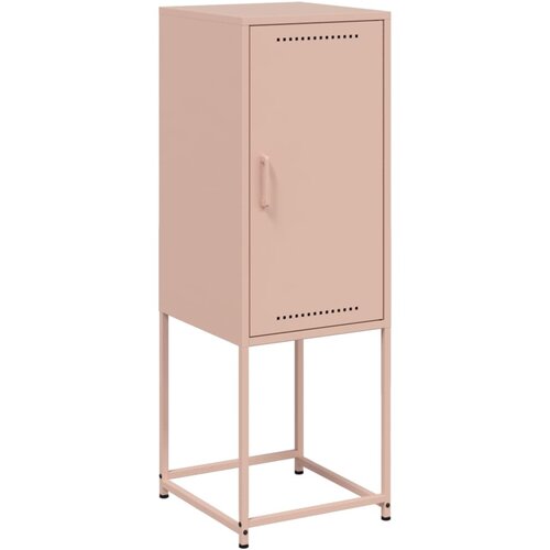 Maison Chic Visoka omara - Komoda - Predalnik roza 36x39x107 cm jeklo, (21716935) Cene