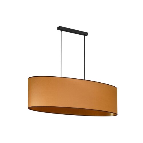  Duolla - Visilica na sajli OVAL VEGAN 2xE27/15W/230V smeđa Slike