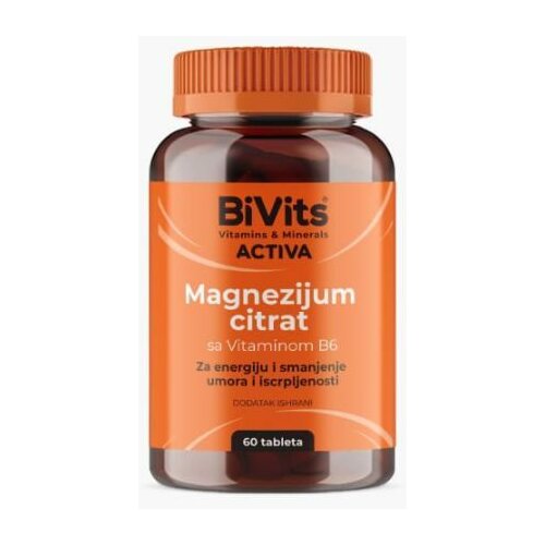 BiVits Activa Magnezijum-Citrat + B6 A60 Cene