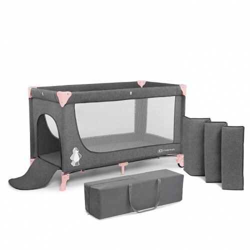 Kinderkraft prenosivi krevetac JOY pink 114146 Cene