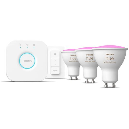 Philips Pameten začetni komplet 5 ks z žarnico GU10, 6 W White and color ambiance &amp;ndash; Slike