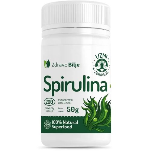 Zdravo Bilje Spirulina, 200 tableta Slike