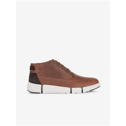 Geox Brown Men&amp;#039;s Leather Ankle Boots Adacter - Men Slike