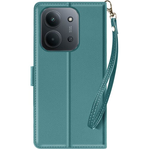 AVIZAR Denarnica za Xiaomi Redmi 15C Magnetna z vrvico in stojalom, Turkizna, (5000189414) Cene