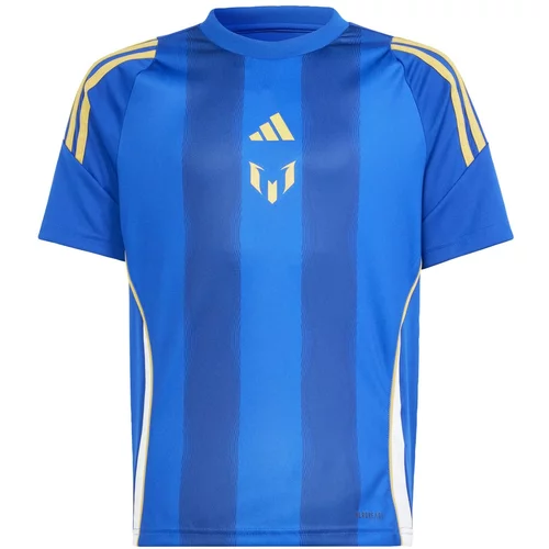 Adidas Tehnička sportska majica 'Pitch 2 Street Messi' plava / mornarsko plava / žuta / bijela