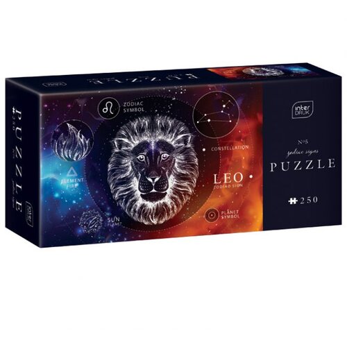 Puzzle 250 KOM ZODIAC 5 LEO (LAV) INTERDRUK * DO ISTEKA ZALIHA Slike
