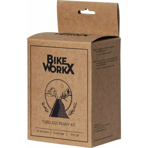 BikeWorkX Tubeless Ready Kit Road/CX 21 mm 60.0 Tire Repair Kit-Tubeless Rim Tape