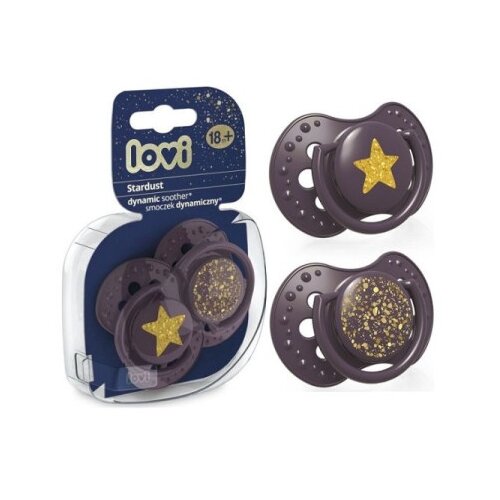 Lovi prime silicone dynamic varalica 18m+ (2kom) - lilac/violet 34/423 ( 34/423 ) Cene