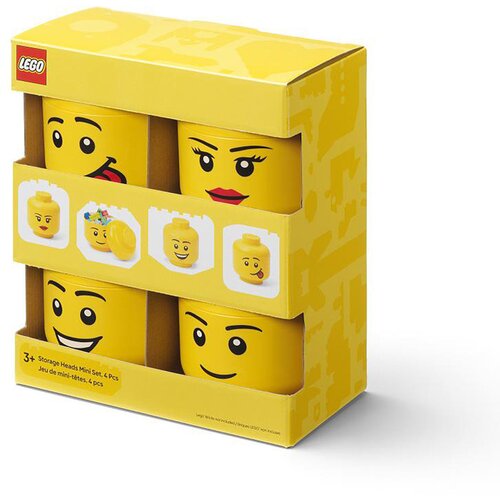Lego &amp;reg; glave za odlaganje (mini) set (4 kom) Slike