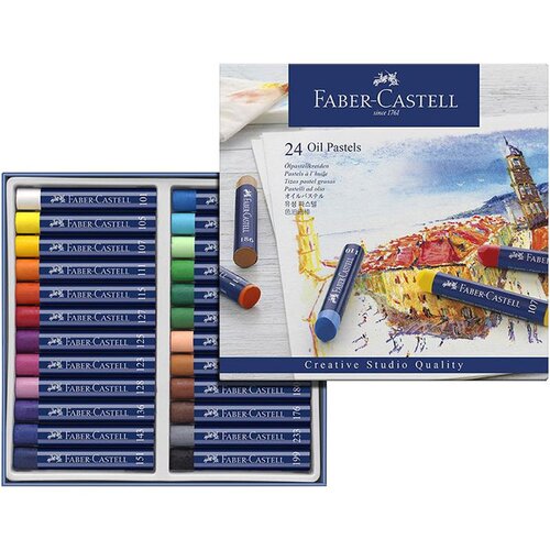 Faber-Castell Pastelne oljne krede Faber-Castell, 24 kosov Cene