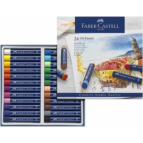 Faber-castell Pastelne oljne krede Faber-Castell, 24 kosov