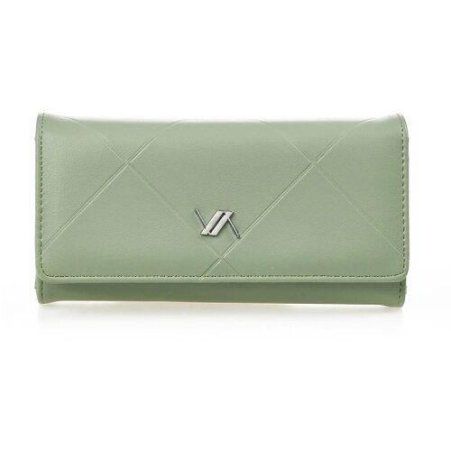 Verde Novčanik ženski pravougaoni sa štepom 1441, 19×3.5×10 cm pastelno zelena Cene