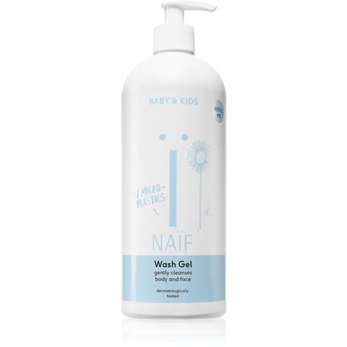 Naif Baby &amp;amp; Kids Wash Gel čistilni gel za umivanje za otroke in dojenčke za telo in obraz 700 ml Slike